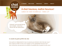 Tablet Screenshot of chat-heureux.com